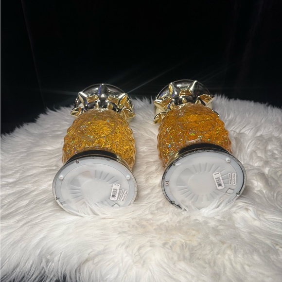 Bath and Body Works Pineapple Sparkling Candle Holders - Gold and Silver - Picture 6 of 6